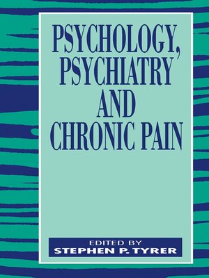cover image of Psychology, Psychiatry and Chronic Pain